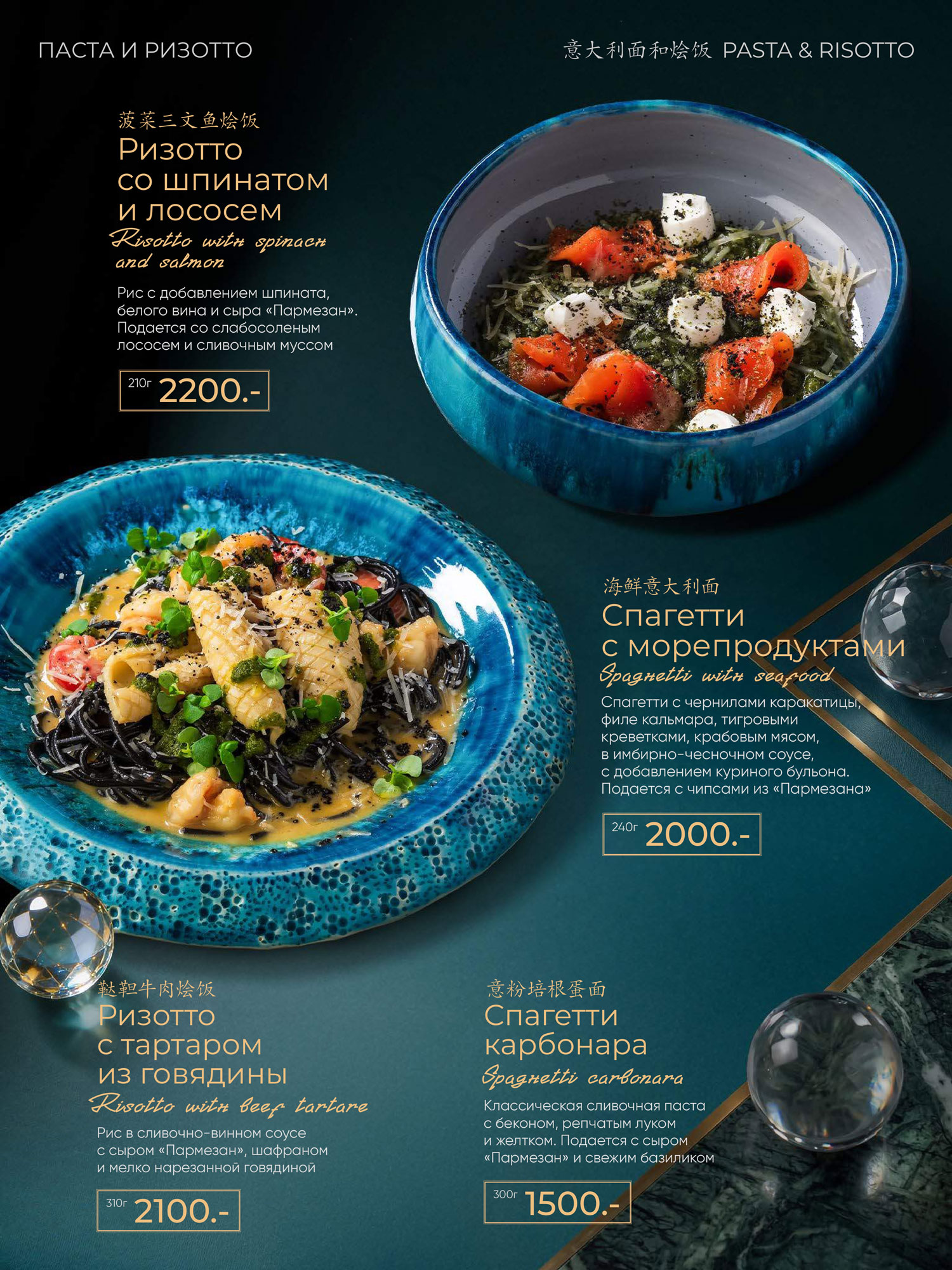 Меню — кухня