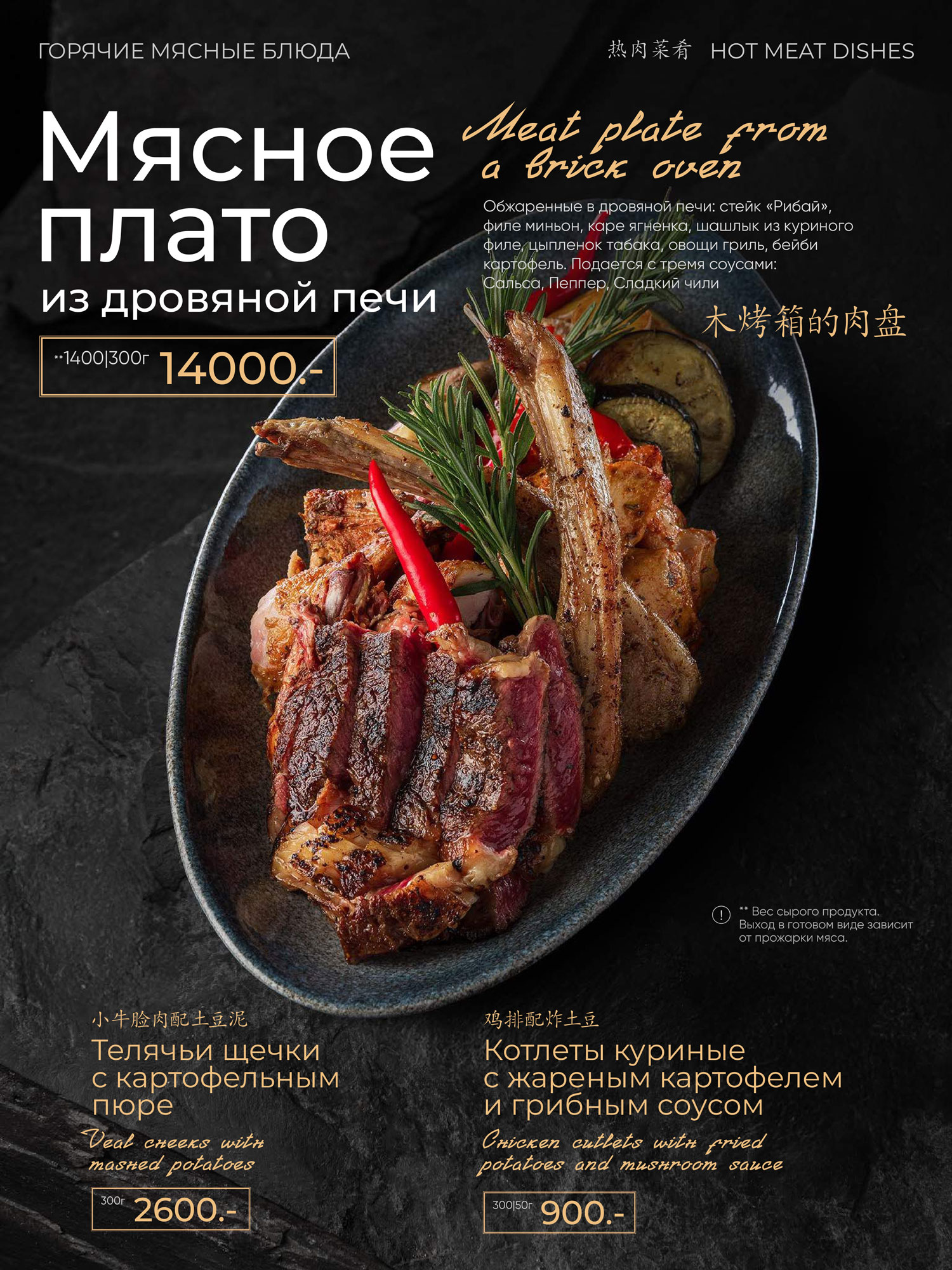 Меню — кухня